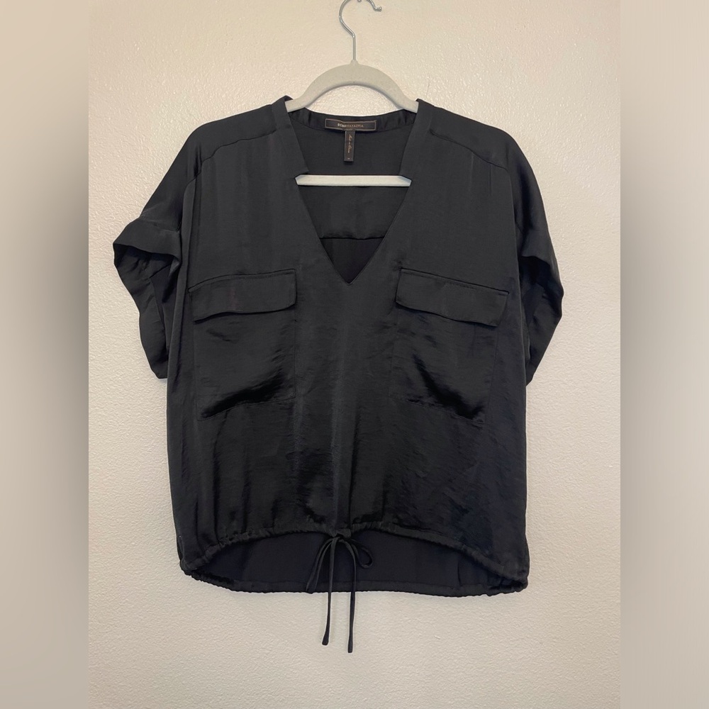 BCBGMaxAzria Women’s‎ Black Sleeveless Top Size M